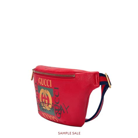 gucci coco capitan belt bag red|Gucci 2017 Coco Capitán Logo Belt Bag .